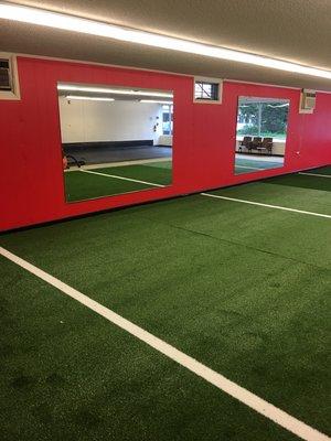 The turf is in!