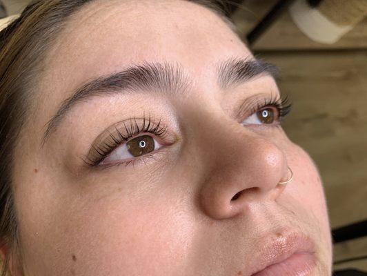 Lash lift and tint 
Can last up to 6-8 weeks