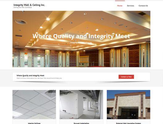 Integrity Wall & Ceiling Inc. Ceiling and Wall Contractor SEO: Mario Dominguez