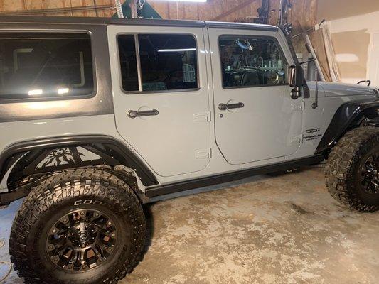 Jeep Wrangler Sport received Full Detail, Paint Correction, Sealant and wax