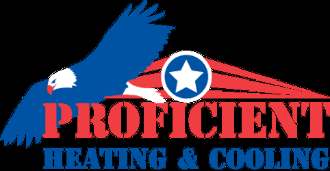 Proficient heating and cooling logo