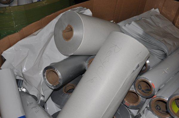 We buy surplus packaging rolls