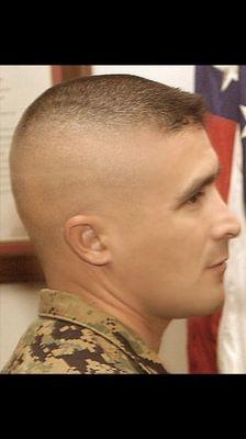 Professional Military Haircuts by our Master Barber