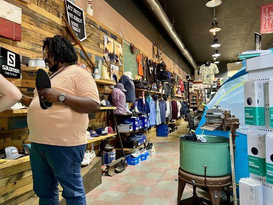 A view of some of this store's great selection of merchandise.