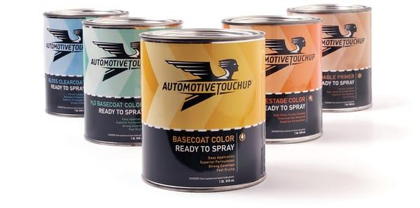 Packaging designs for Automotive Touch Up.