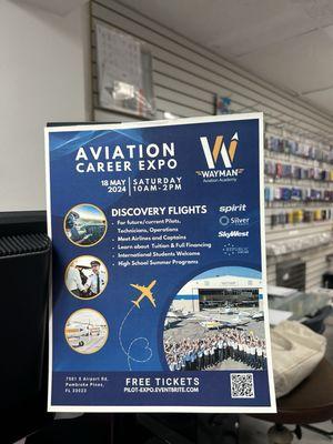 Aviation Career Expo tickets at The Airplane Shop