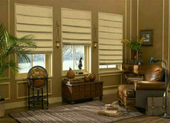 Custom Roman Shades