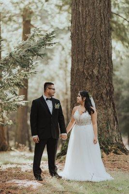 Portland Oregon Bridal Session at the Hoyt Arboretum