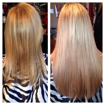 Before and after Scottsdale extensions by Leisa