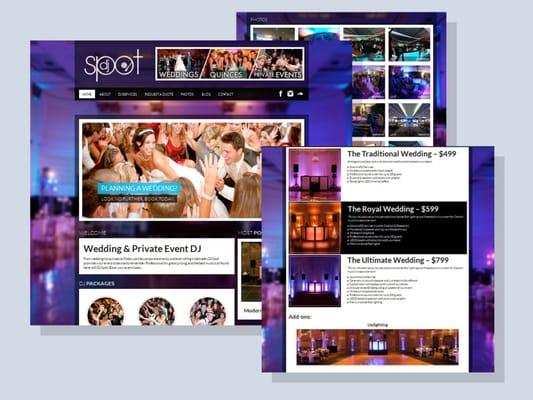 Custom DJ Web Design