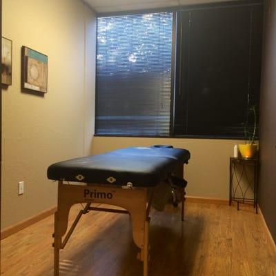 2nd Massage Therapy room. Let us help with your Sports Injury!