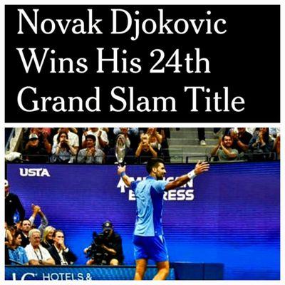 Djokovic of Serbia  wins US Open. His 24th Grand Slam! - 9/10/2023