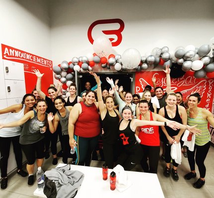 We  our CycleBar Denville Family