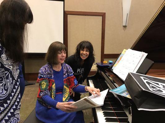 Met another 1 of my favorite composers, Catherine Rollin. Her seminar was wonderful.