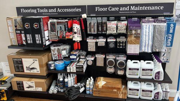 Interior of LL Flooring #1321 - York | Tools and Accessories