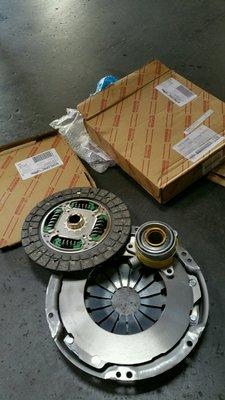 We install new complete clutches