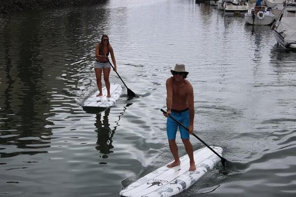 Starting off the Paddle Board Tour!