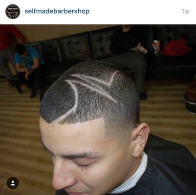 Low fade with design!!!!