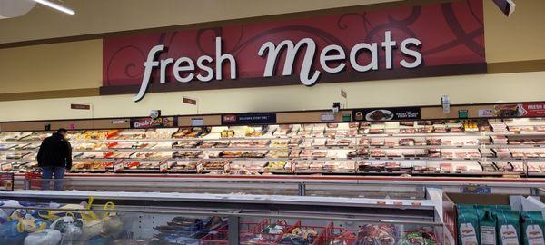 Fresh meat section