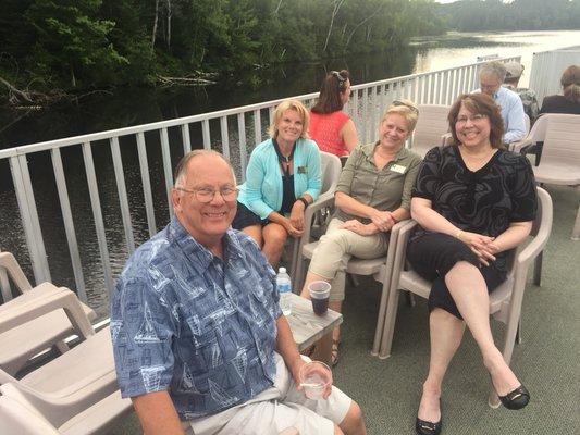 2018 Business after 5 on the Wisconsin River Boat, sponsored by our funeral home