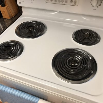 Stove cleaning day