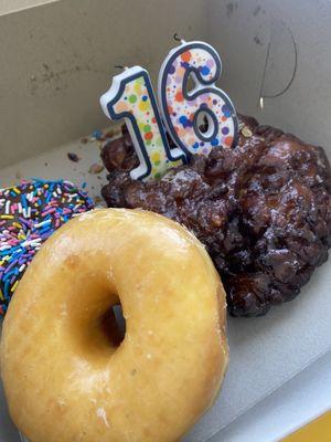 Bday doughnuts