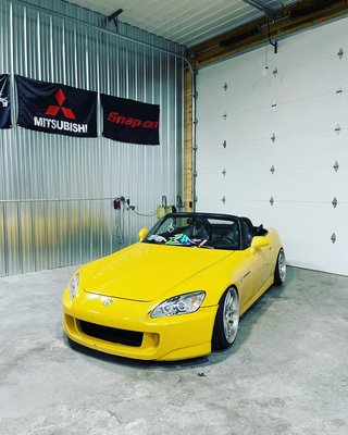 Honda S2000 coilover install