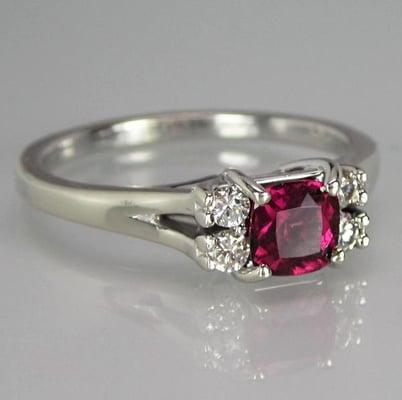 Be meaningful,  propose with your or her Birthstone Engagement ring.  Pink Tourmaline is the gemstone for those born in October.