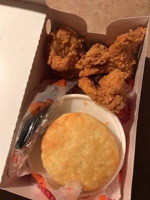 3 piece spicy tender