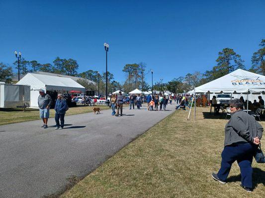 So happy to have this outstanding festival back!! A little cool outside but it's a beautiful day for the art festival 2022!!