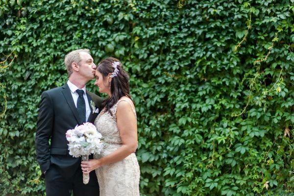 That ivy, though! Hidden in an alley downtown. What a gem. - Fargo, ND Wedding Photographer