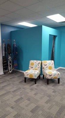 Fitting Room and Comfy Chairs