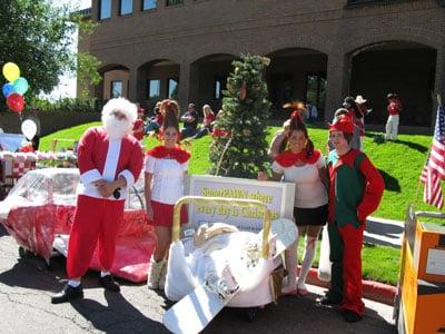 Helped coordinate the Toys for Tots Bed Races