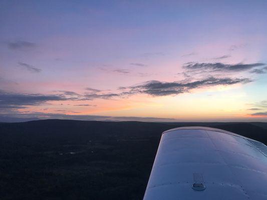 Sunset over Glenns Falls, NY