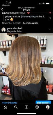 balayage by Yolanda M.