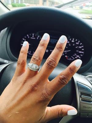 My nails, done by Shiny Nails on May 14, 2015.