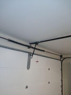 The garage ceiling AFTER repairs