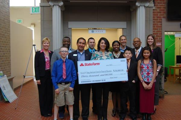 We are a proud sponsor and long time supporter of the Young American's Bank, Ameritowne Program