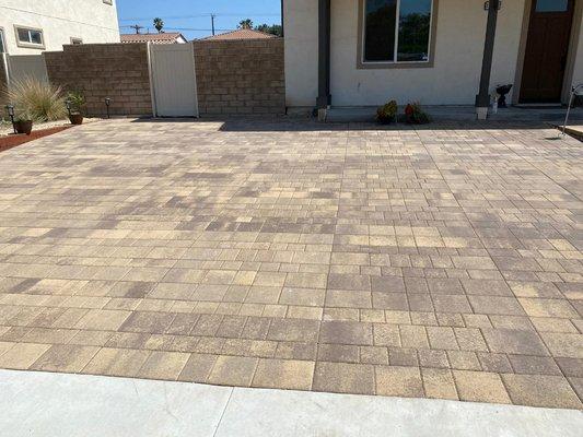 Pavers installed in Tarzana