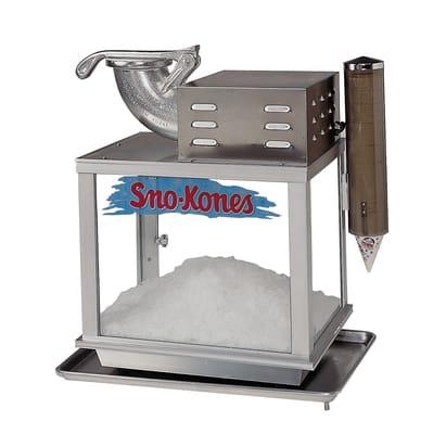 We have Sno Cone machines ready to rent and the supplies in stock.