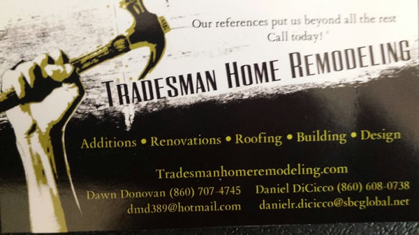 Tradesman Home Remodeling and Handyman services