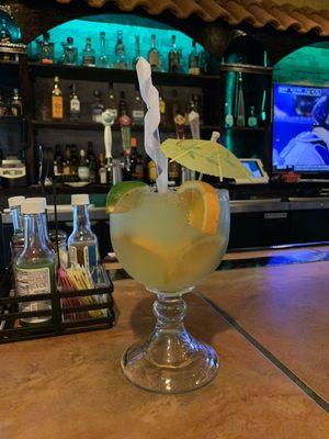 We offer Top Shelf Margaritas! We have over 40 kinds of tequila! (Not included on Margarita Specials)