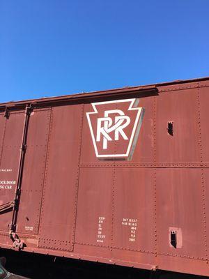 Pennsylvania Railroad car at the Greenport railroad museum.