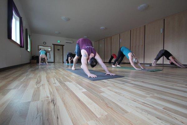 Largest dedicated space to yoga in Juneau.