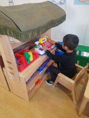 Montessori style play