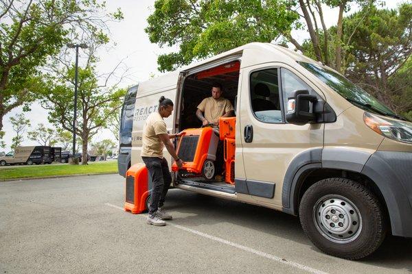 Drying equipment - Water Damage