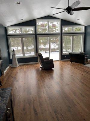 Beautiful hardwood installation and refinishing!