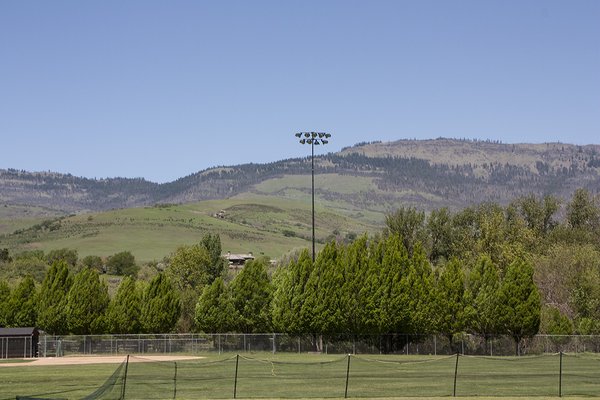 Nearby park and ball fields