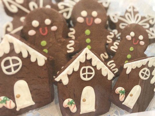 Gingerbread houses and men