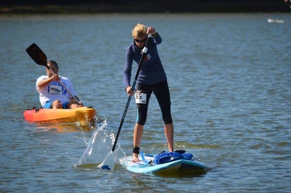 Coaching SUP Paddleboard